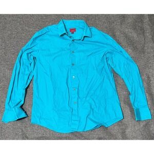 Alfani Slim Fit Stretch Men's L 16-16 1/2 34-35 Long Sleeve Shirt